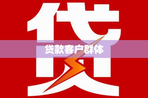 儋州贷款客户群体