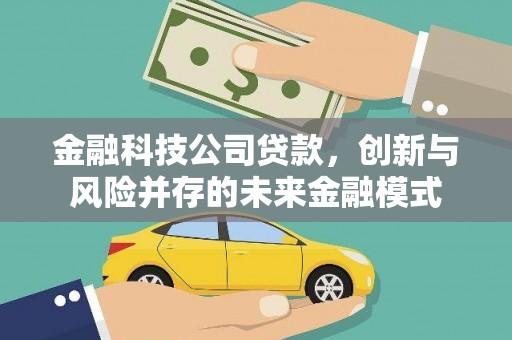 儋州金融科技公司贷款，创新与风险并存的未来金融模式