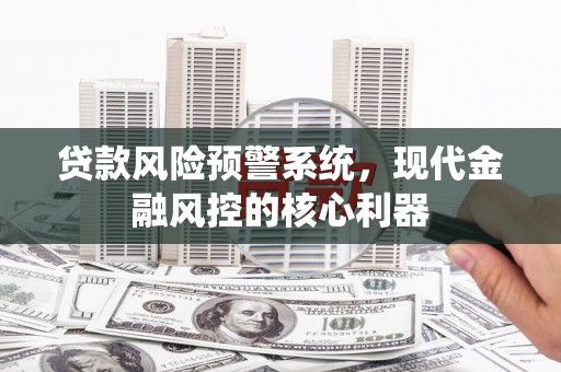 儋州贷款风险预警系统，现代金融风控的核心利器