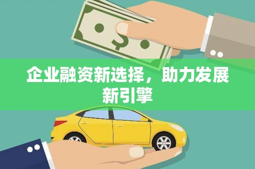 儋州企业融资新选择，助力发展新引擎