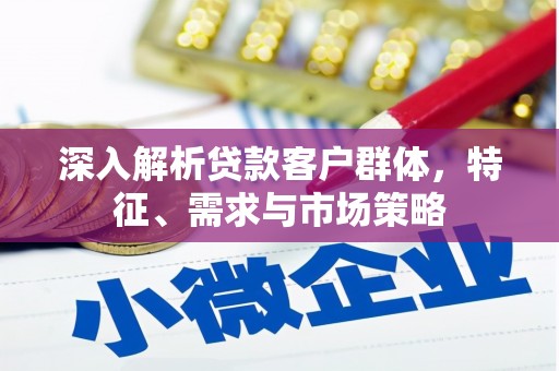 儋州深入解析贷款客户群体，特征、需求与市场策略