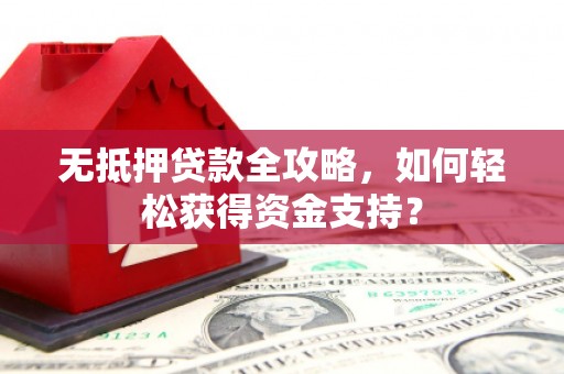 儋州无抵押贷款全攻略，如何轻松获得资金支持？