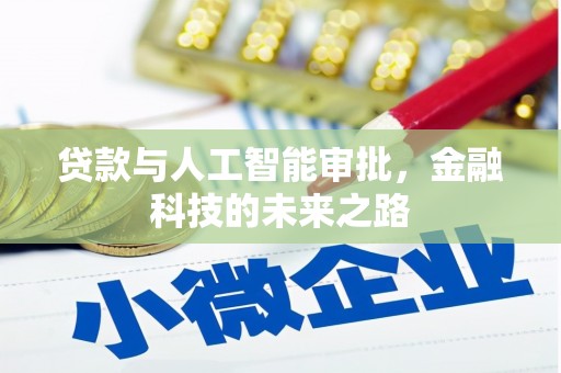 儋州贷款与人工智能审批，金融科技的未来之路