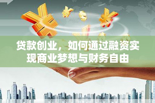 儋州贷款创业，如何通过融资实现商业梦想与财务自由