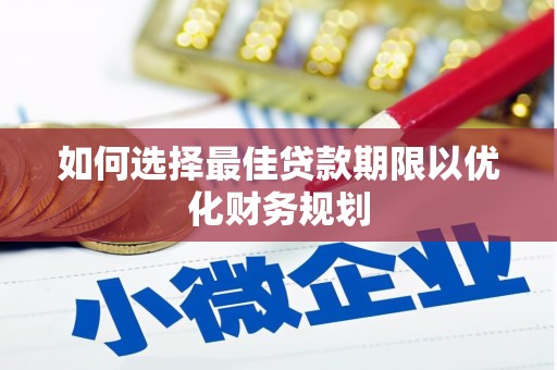 儋州如何选择最佳贷款期限以优化财务规划