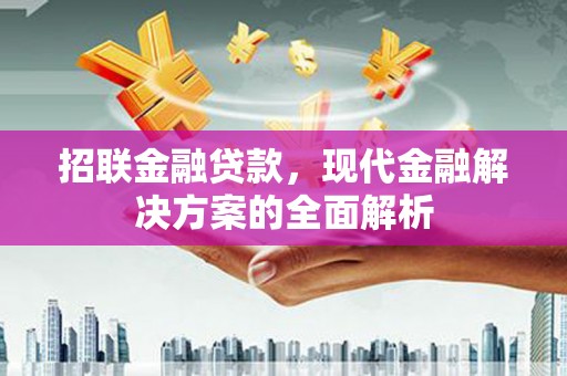 儋州招联金融贷款，现代金融解决方案的全面解析