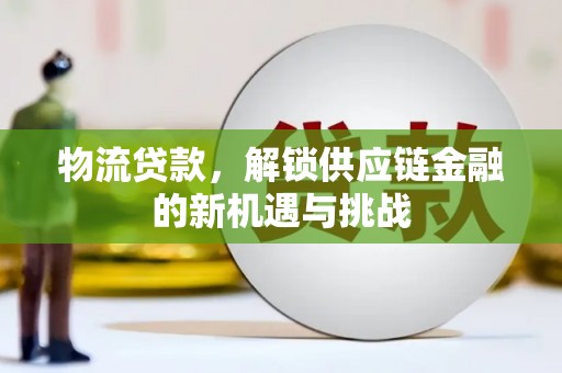 儋州物流贷款，解锁供应链金融的新机遇与挑战