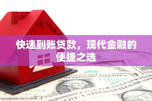 儋州快速到账贷款，现代金融的便捷之选