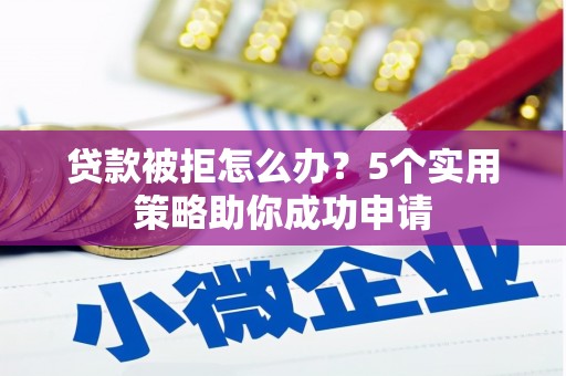 儋州贷款被拒怎么办？5个实用策略助你成功申请