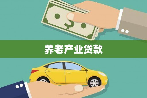 儋州养老产业贷款