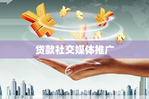 儋州贷款社交媒体推广