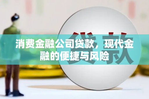儋州消费金融公司贷款，现代金融的便捷与风险