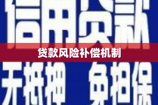 儋州贷款风险补偿机制