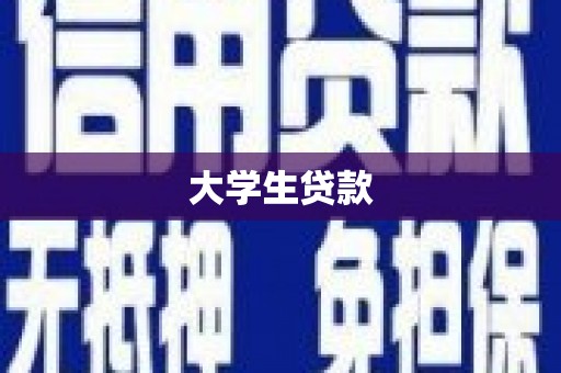 儋州大学生贷款