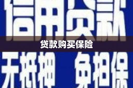 儋州贷款购买保险